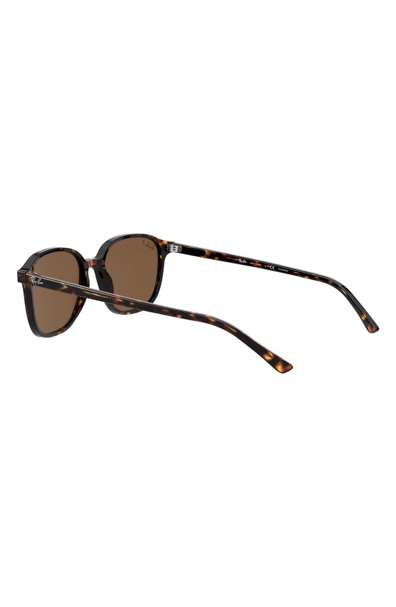 Ray-Ban 53mm Polarized Square Sunglasses, Alternate, color, Havana/ Brown