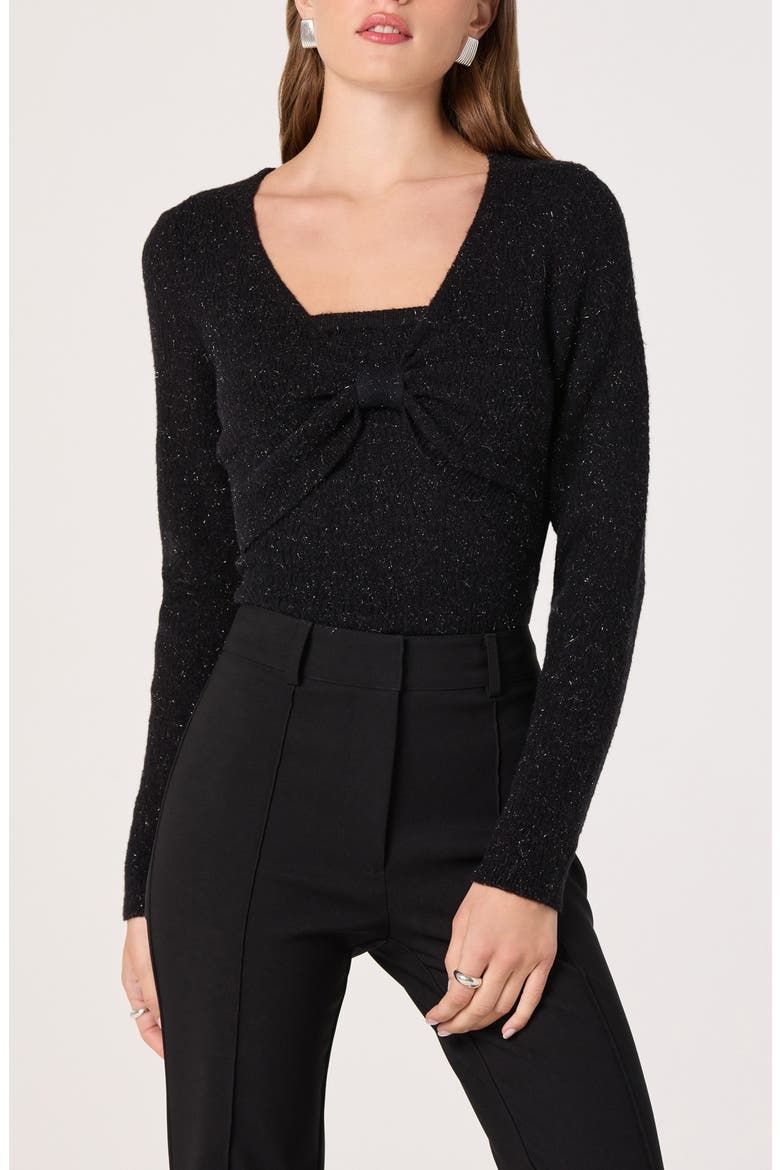 Metallic Bolero Jacket & Tube Top Set, Main, color, BLACK