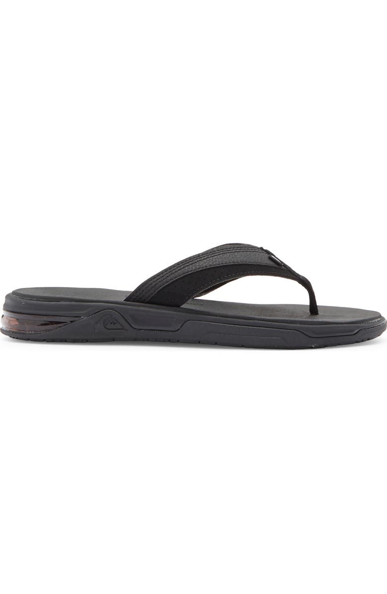 Quiksilver Dylan Flip Flop, Alternate, color, Black