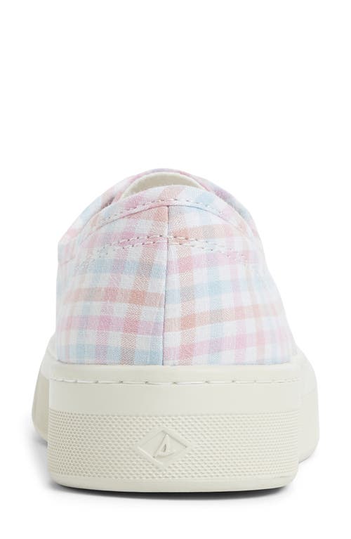 SPERRY SPERRY CANDY CVO CHECK PRINT CANVAS SNEAKER 