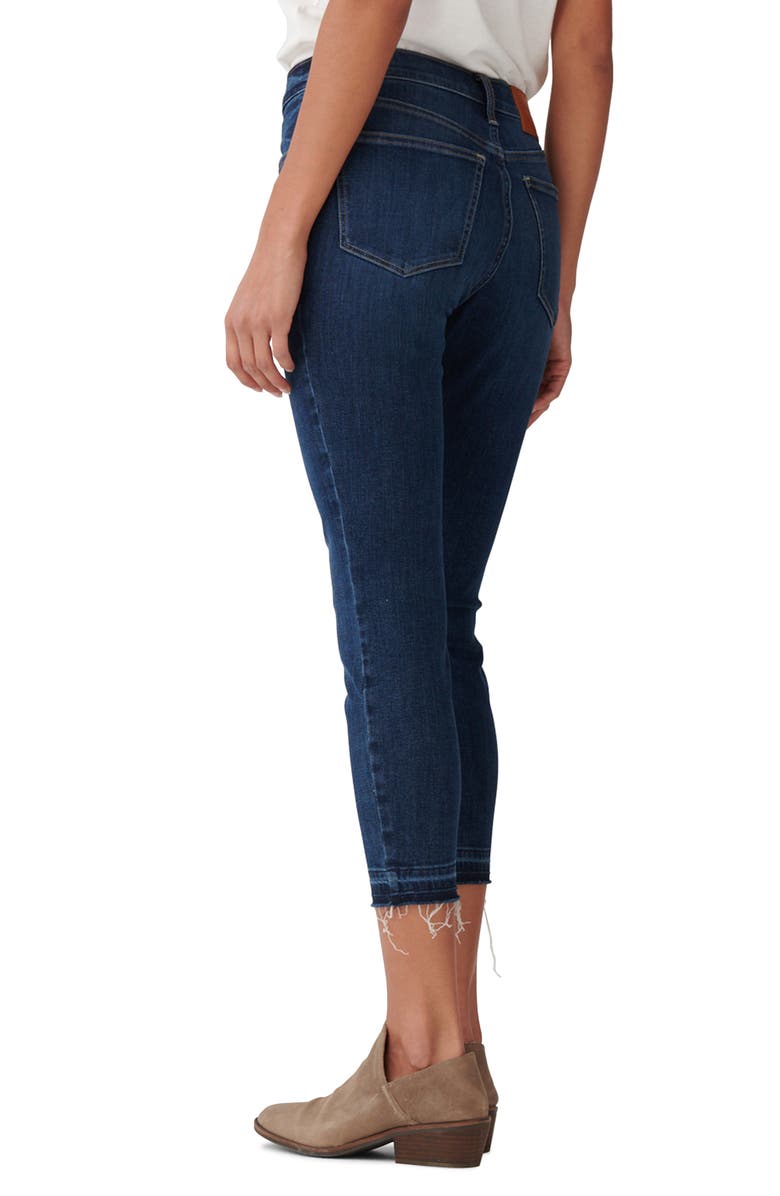 Lucky Brand Bidgette Release Hem Crop Straight Leg Jeans, Alternate, color, Bloom