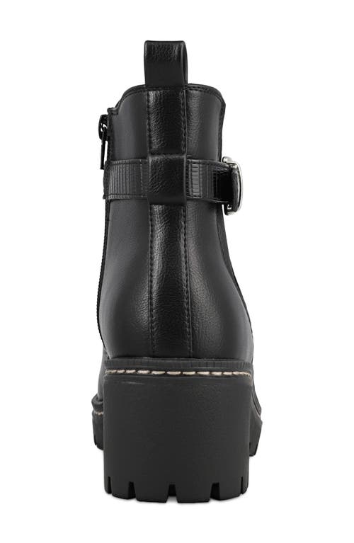 Mia Elis Block Heel Boot In Black