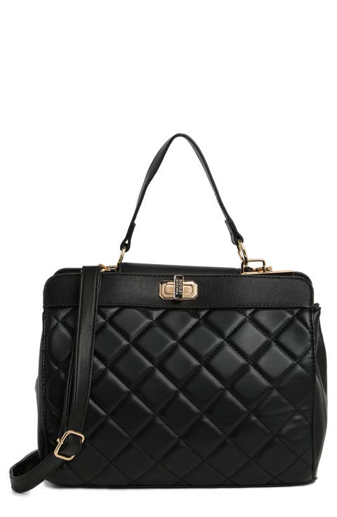 Diamond Quilted Tote Bag