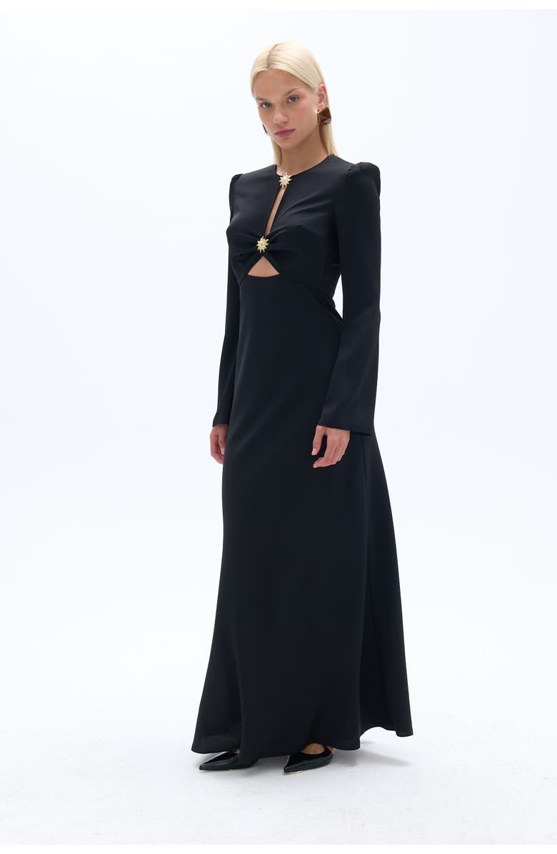Nocturne Cut-Out Detailed Maxi Dress, Alternate, color, 