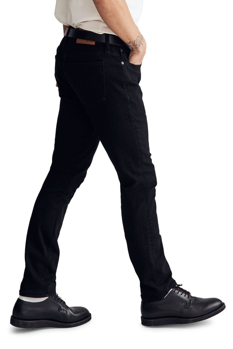 Athletic Slim Jeans, Alternate, color, BLACK