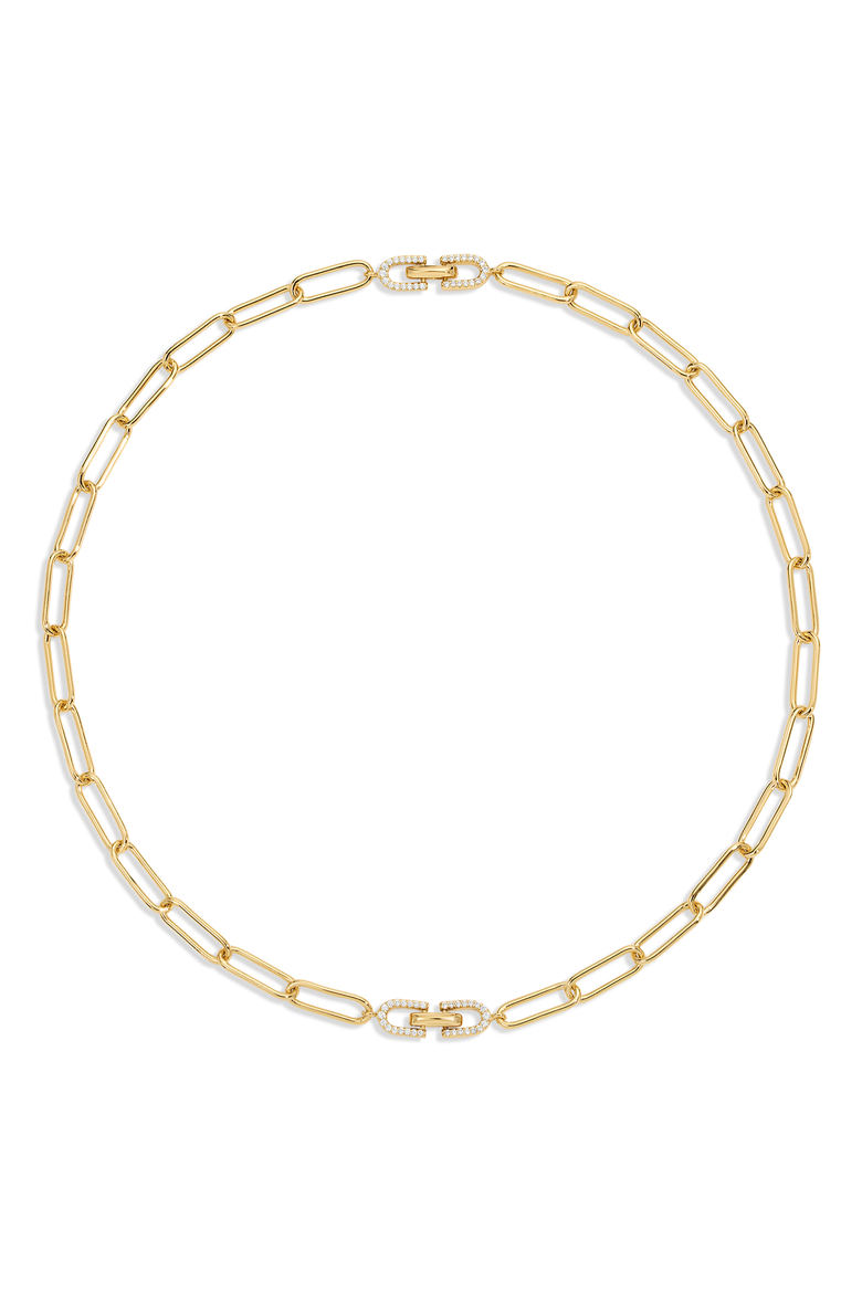 Costar Necklace, Main, color, GOLD