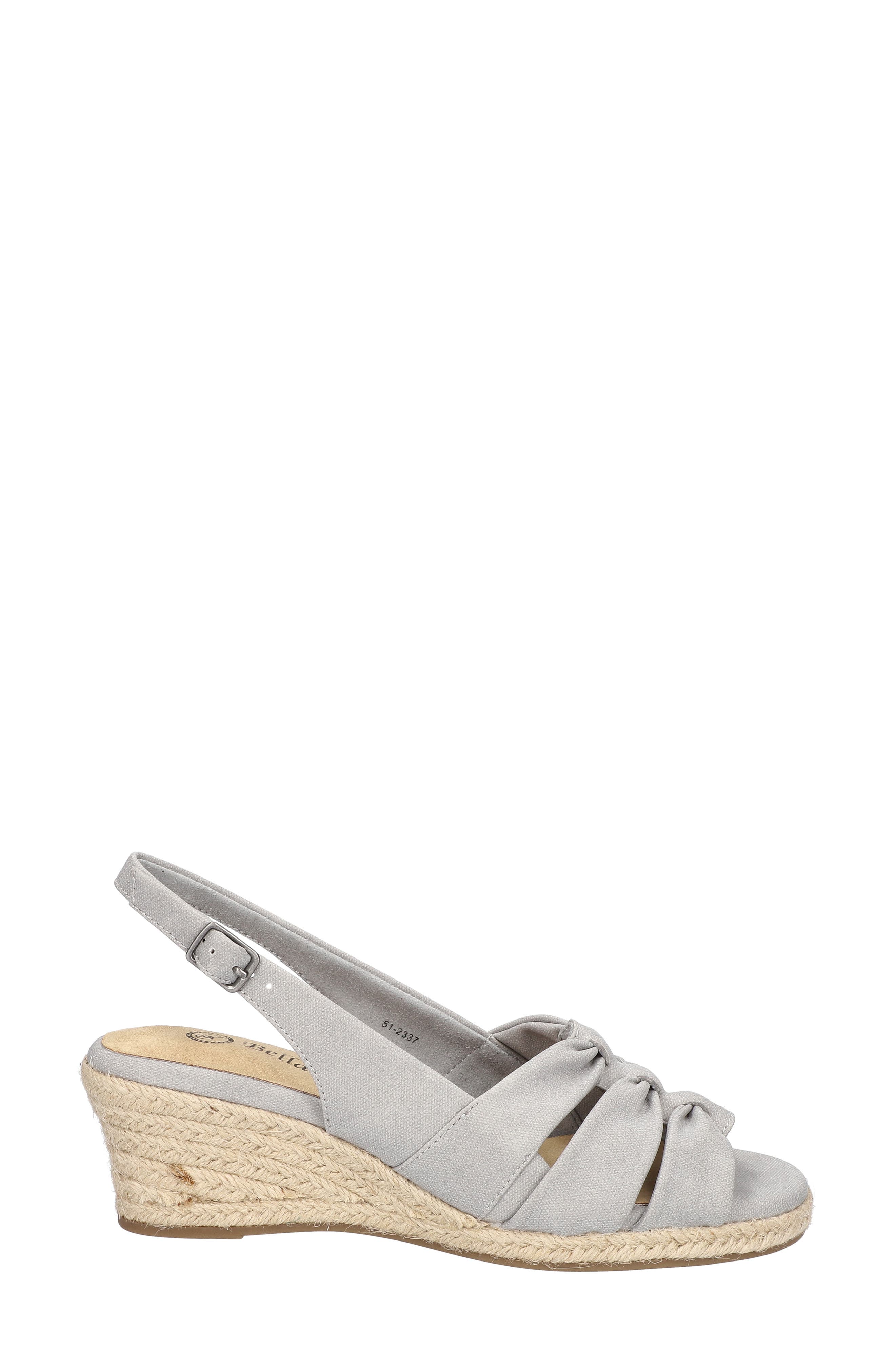 Cheerful Espadrille Wedge Sandal, Alternate, color, GREY