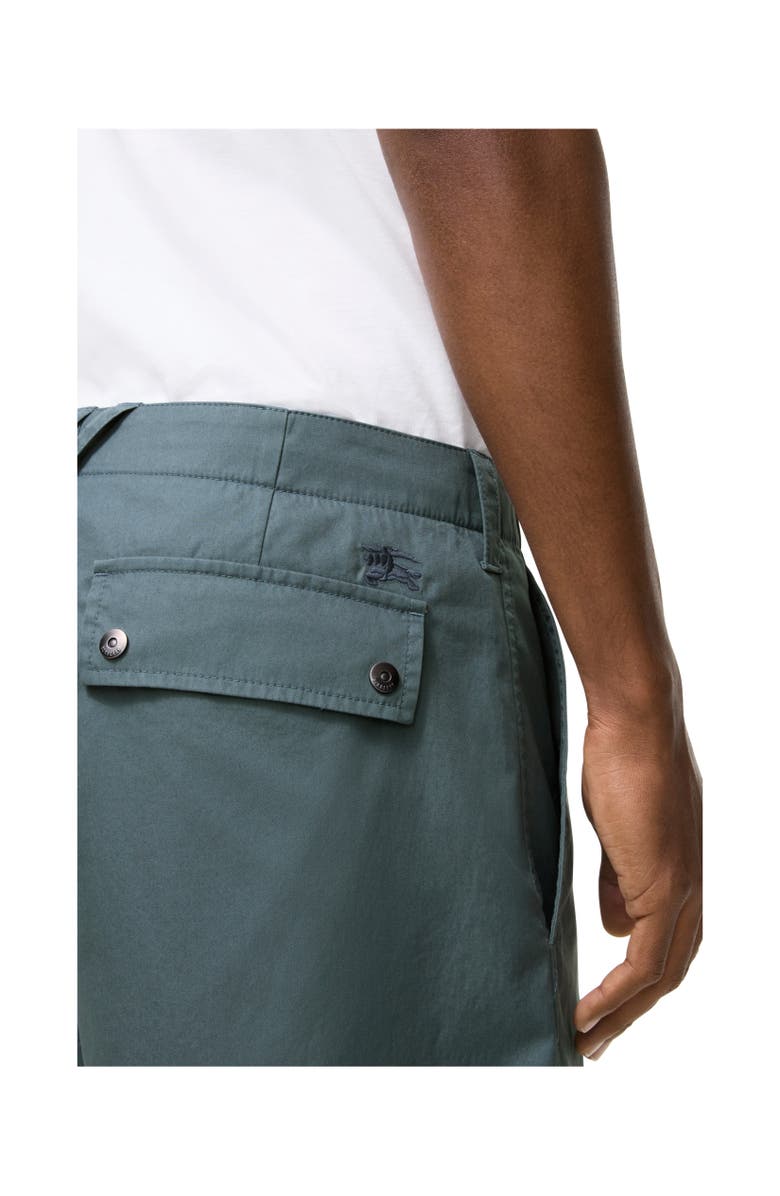Burberry Tropical Gabardine Chino Shorts, Alternate, color, Seafarer Blue