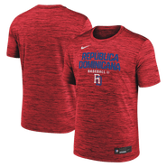 Nike Men's Nike Red Dominican Republic Baseball 2026 World Baseball Classic Velocity Dri-FIT T-Shirt