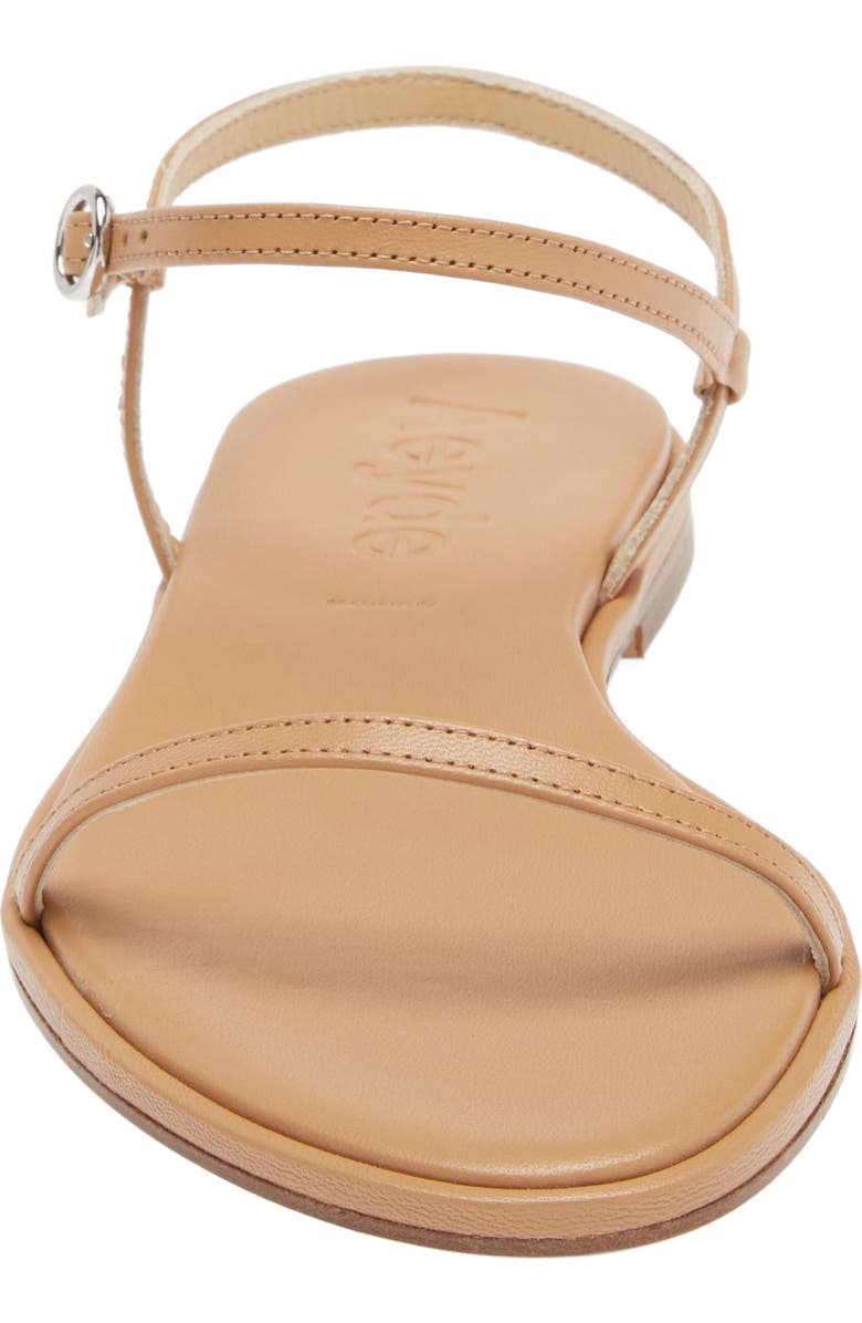 aeyde Nettie Quarter Strap Sandal, Alternate, color, Hazelnut