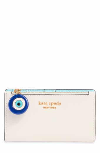 Evil Eye Spazzolato Leather Card Case