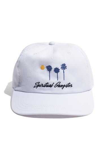 Spiritual Gangster Cotton Twill Dad Hat In White
