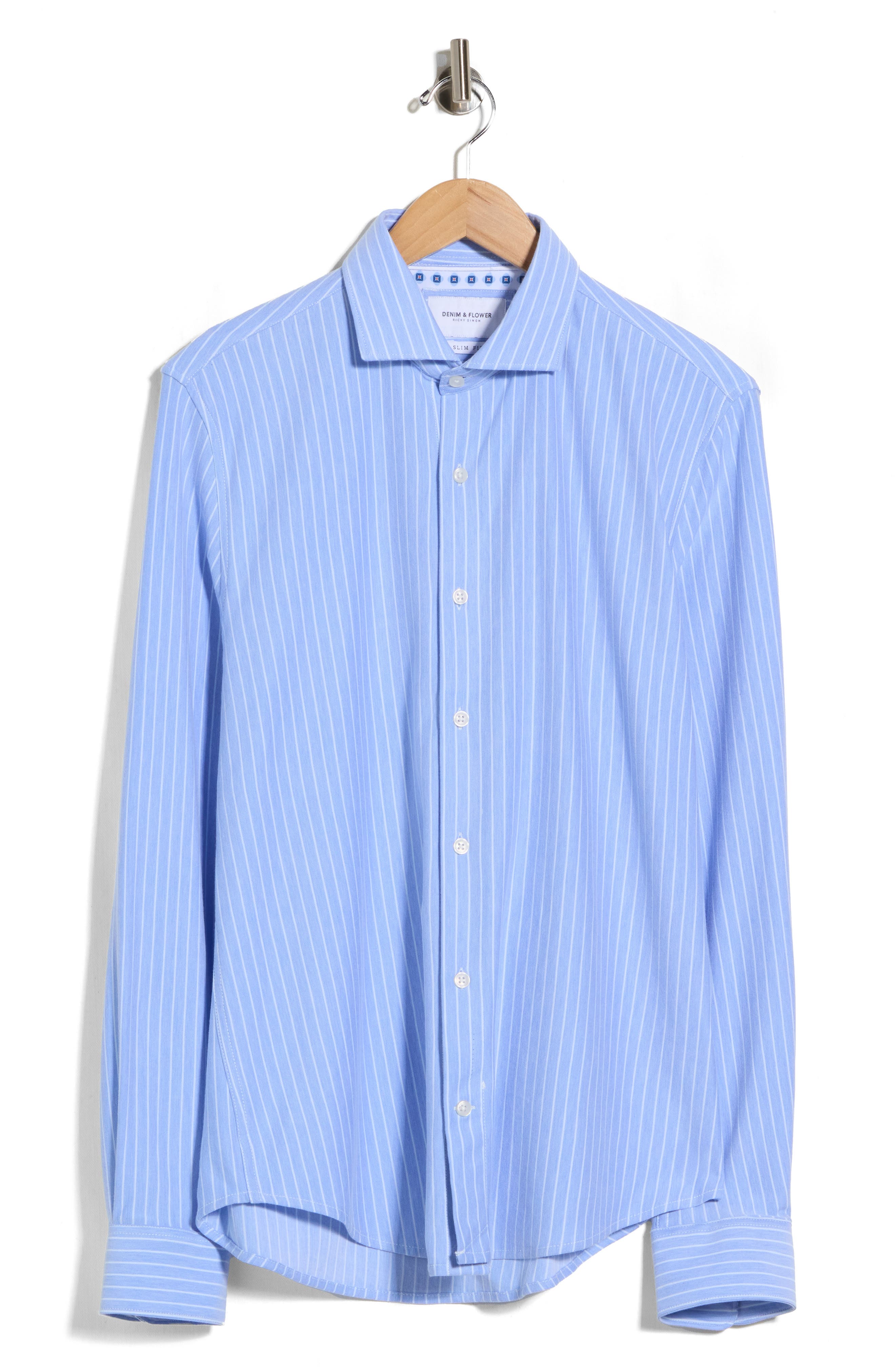 Stripe Button-Up Shirt