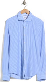 DENIM AND FLOWER Stripe Button-Up Shirt