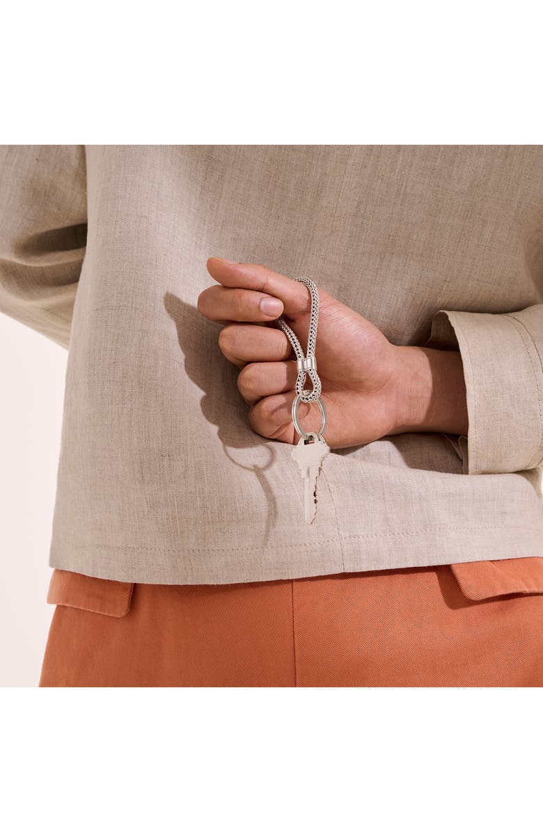 John Hardy Men's Sterling Silver Key Chain, Alternate, color, 