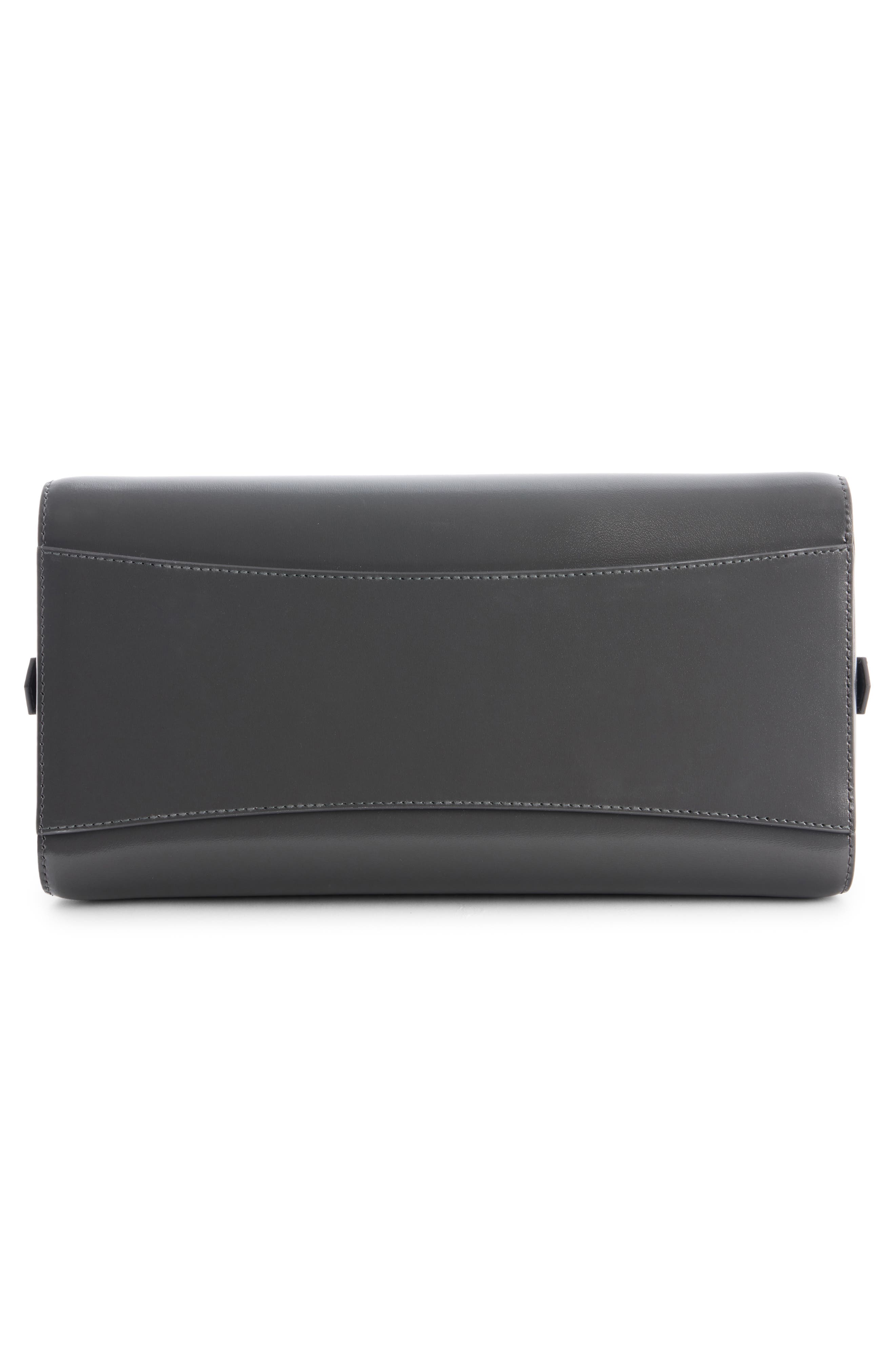 Givenchy Small Antigona Leather East/West Satchel, Alternate, color, 021-Dark Grey