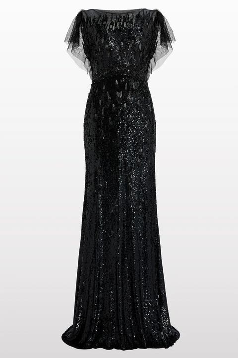 Bonnie Sequin-Embellished Tulle Dress