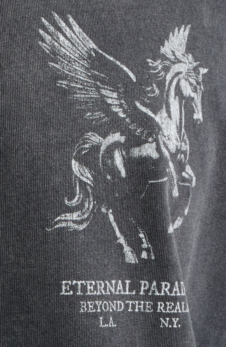 ID Supply Co Graphic Rose Garden T-Shirt, Alternate, color, Black