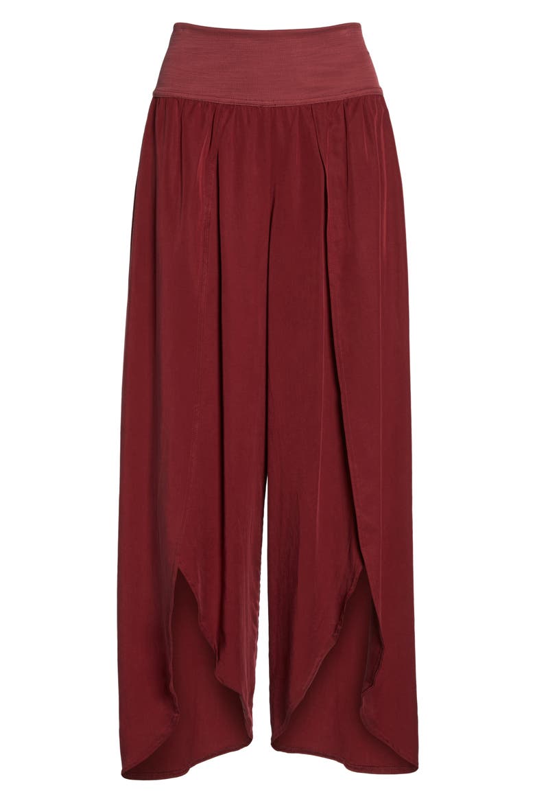 Free People Movement Lyrical Flow Pant, Alternate, color, WINE