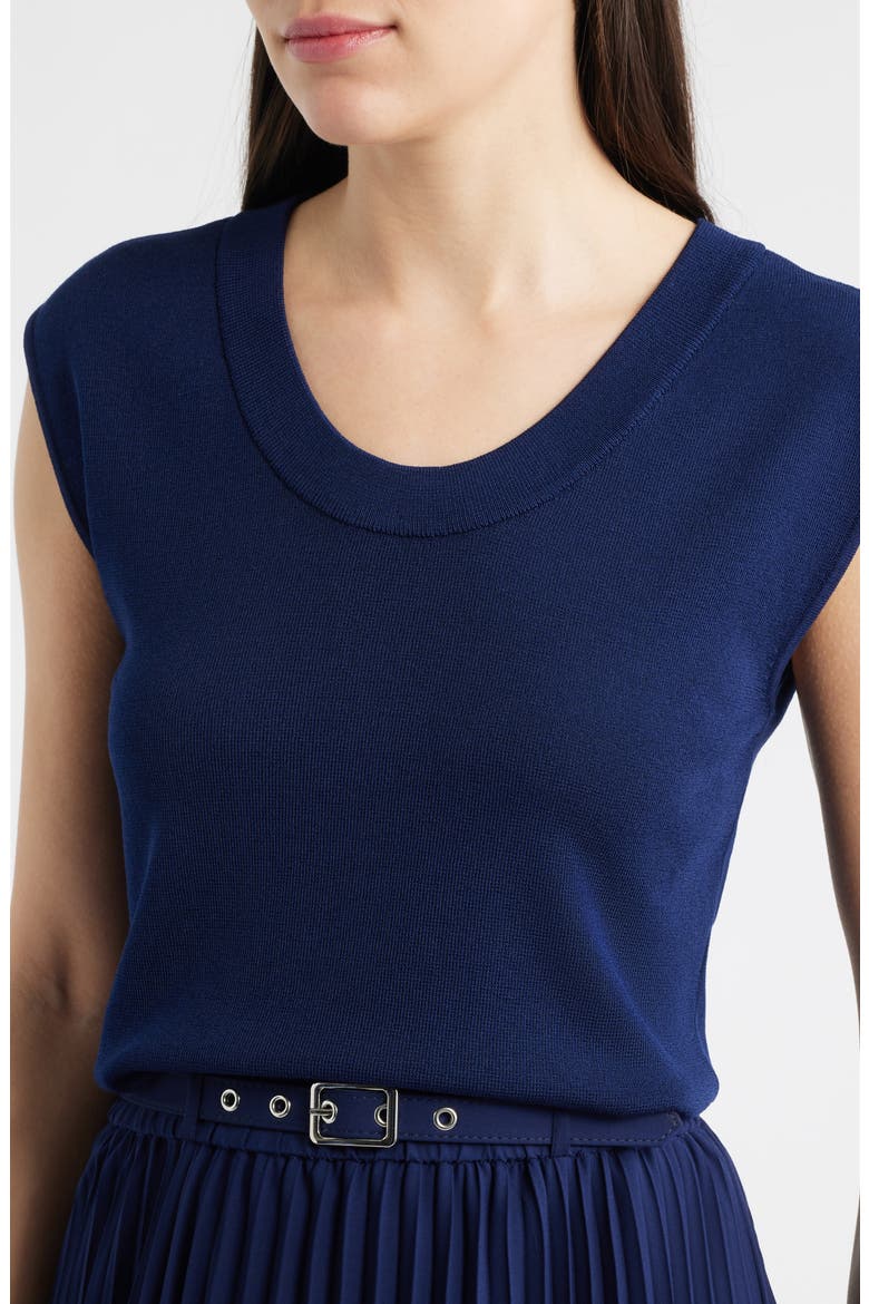 Scoop Neck Knit Top, Alternate, color, DISTANT MOUNTAIN