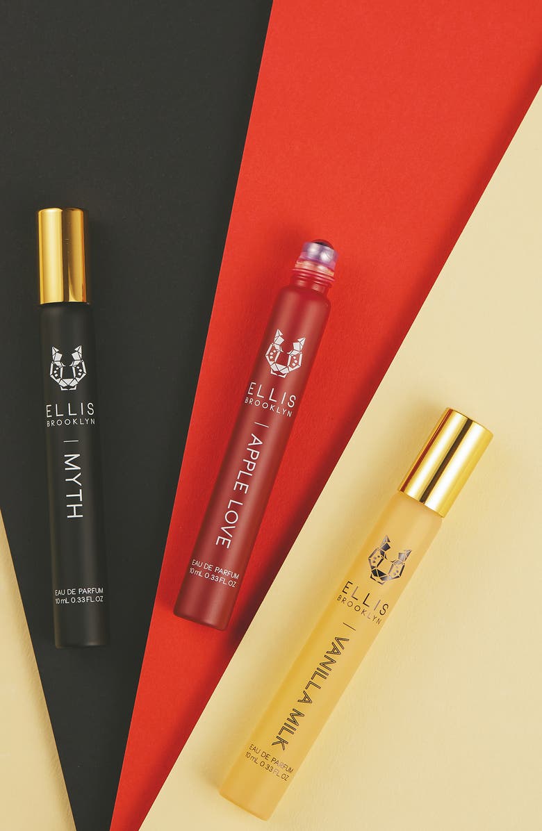 Ellis Brooklyn LOVE TRIANGLE Fragrance Rollerball Trio Set (Limited Edition) $99 Value, Alternate, color,