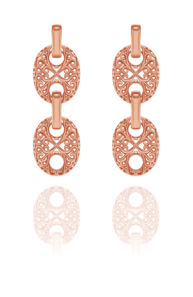Samantha Siu - New York Under the Sea Earrings, Alternate, color, Rose Gold