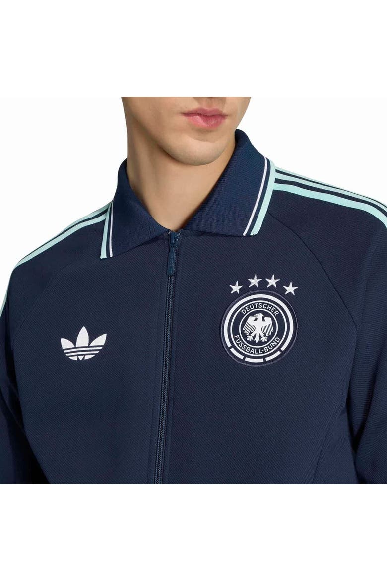 Men's adidas Navy Germany National Team 2026 Away Full-Zip Anthem Jacket, Alternate, color, Navy