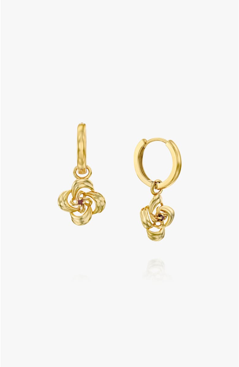 SEREIA OFFICIAL Camilla Earrings, Main, color, Yellow Gold