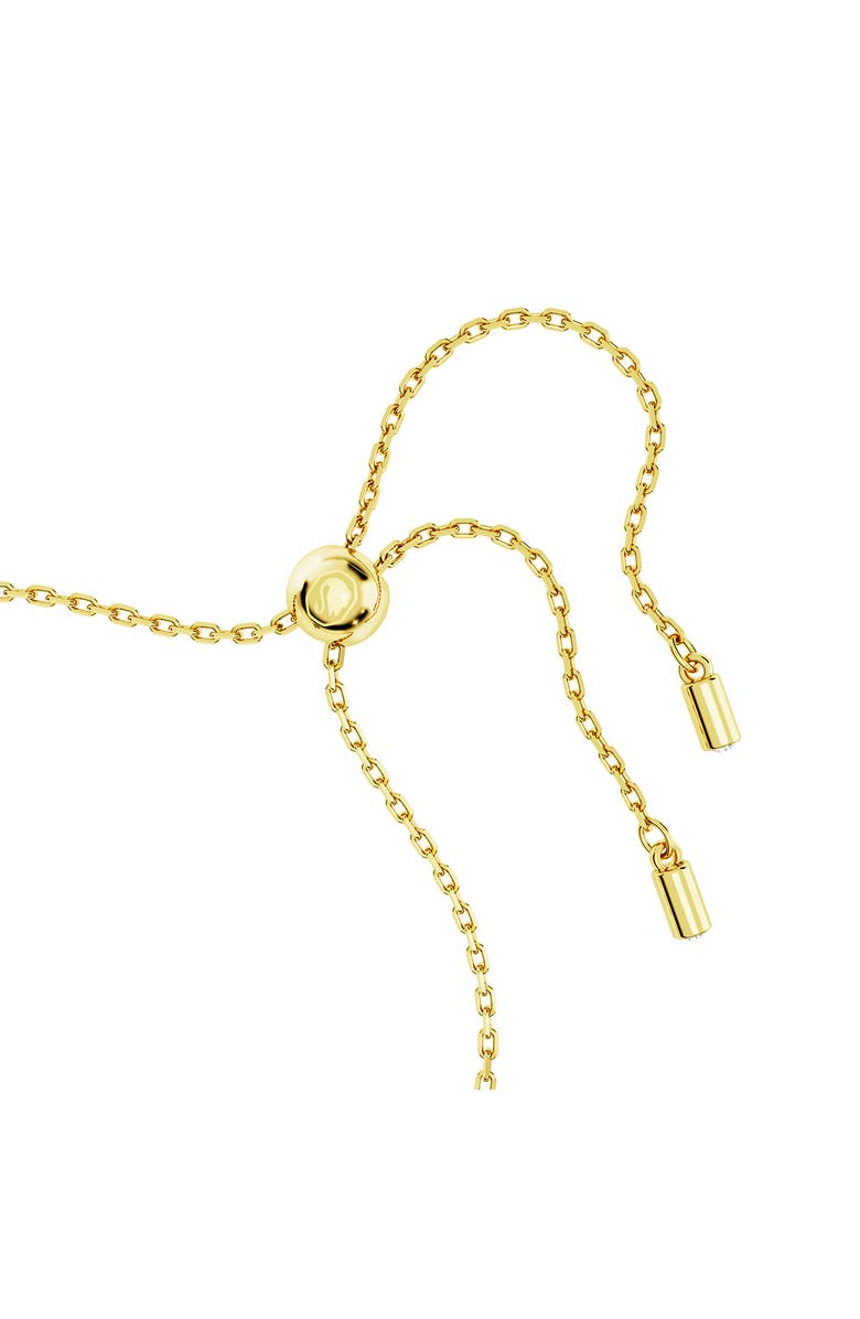 Swarovski Idyllia Mixed Cut Crystal Clover Bracelet, Alternate, color, Green