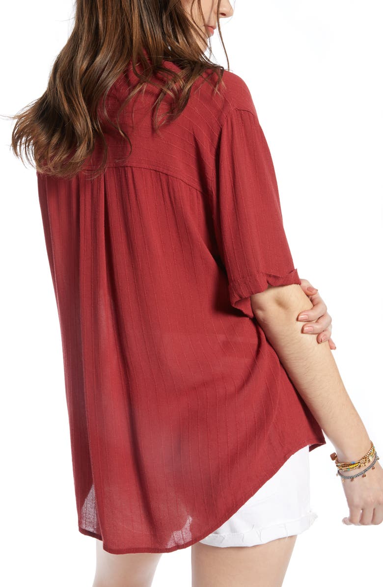 Treasure & Bond Relaxed Stripe Blouse, Alternate, color, 