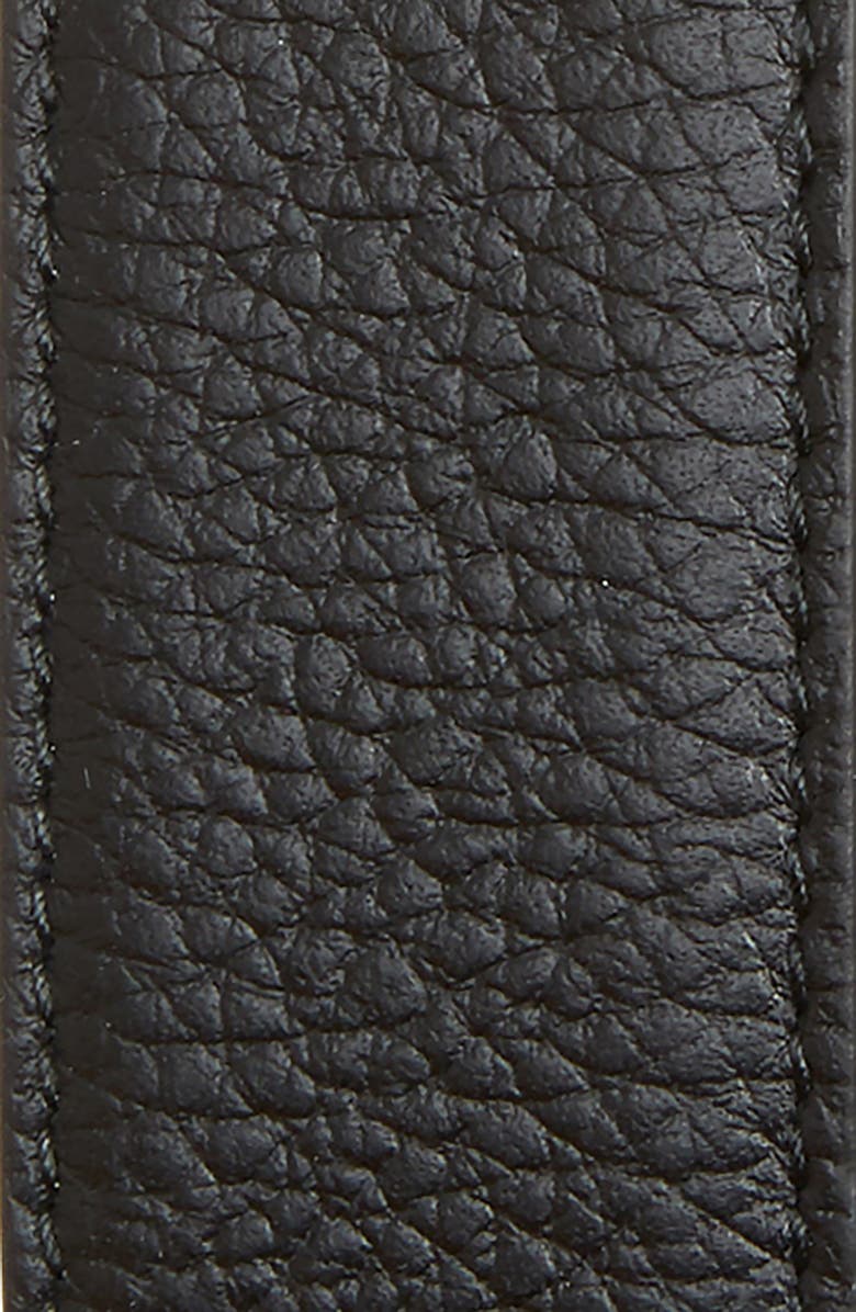 Dunhill Plate Buckle Reversible Leather Belt, Alternate, color, 