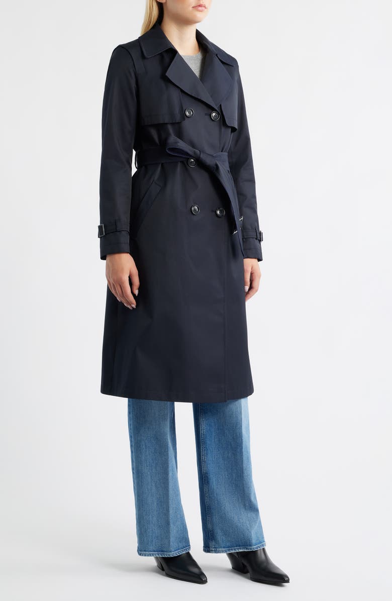 Double Breasted Belted Trench Coat