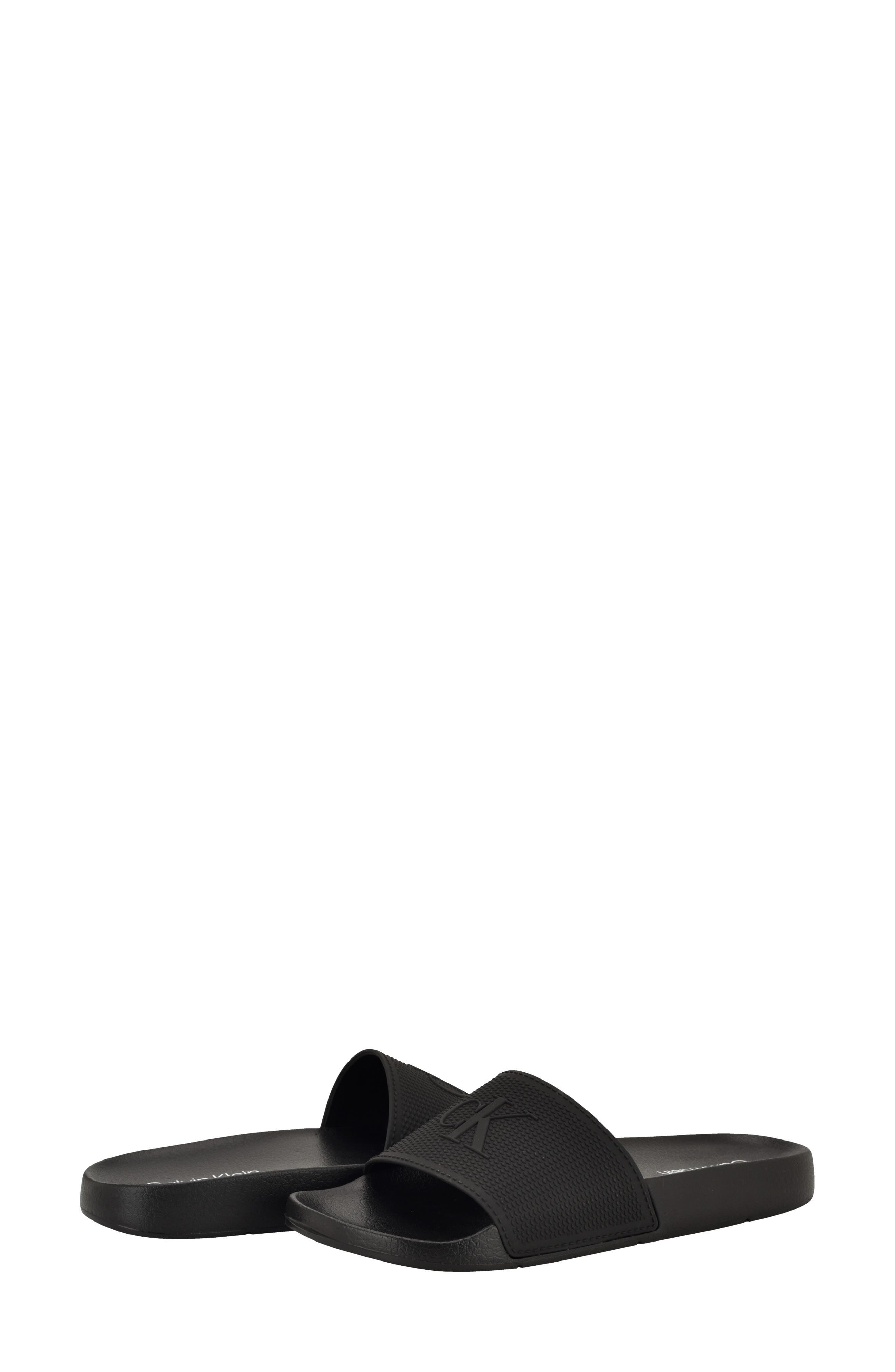 Calvin Klein Adair Slide Sandal, Alternate, color, Black