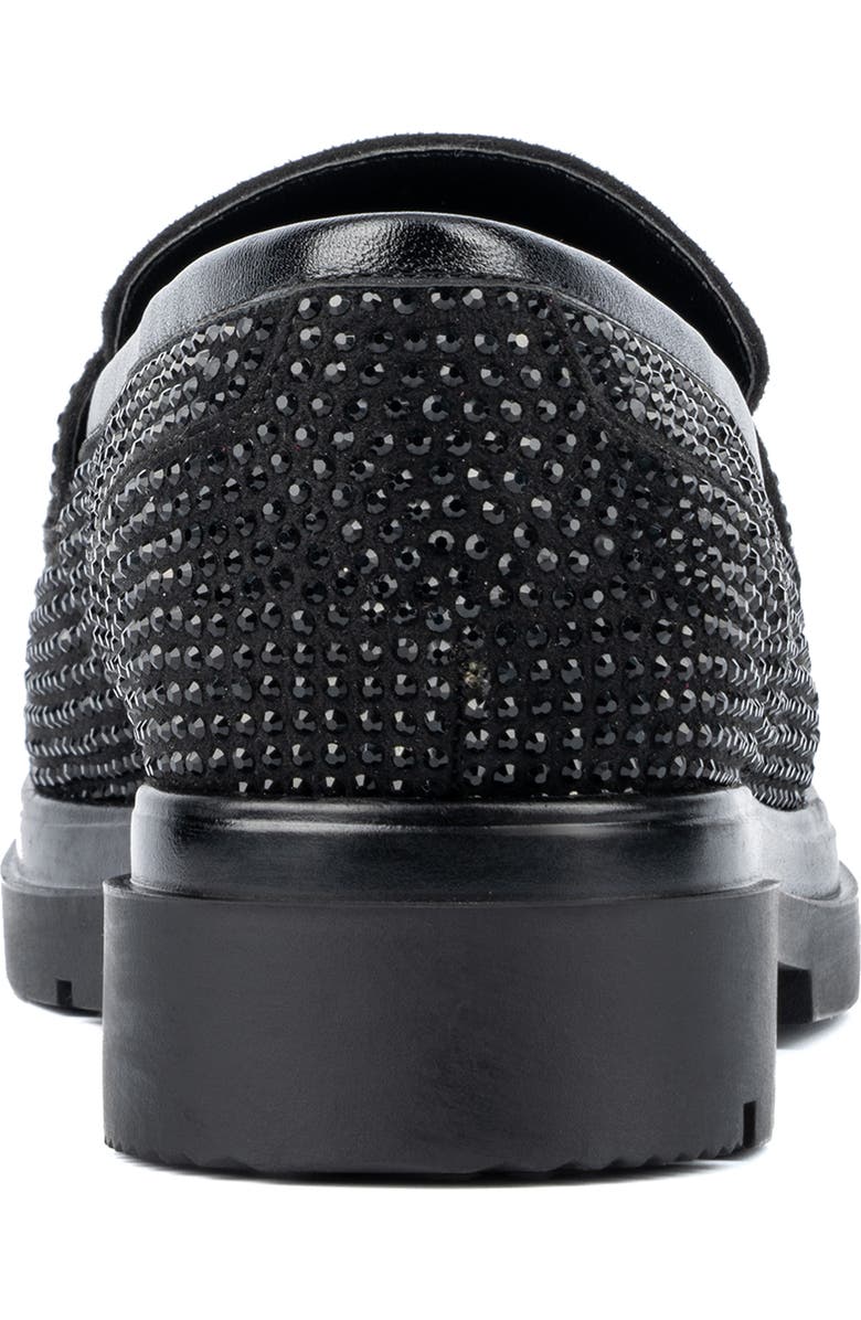 NEW YORK AND COMPANY Abigail Rhinestone Loafer, Alternate, color,