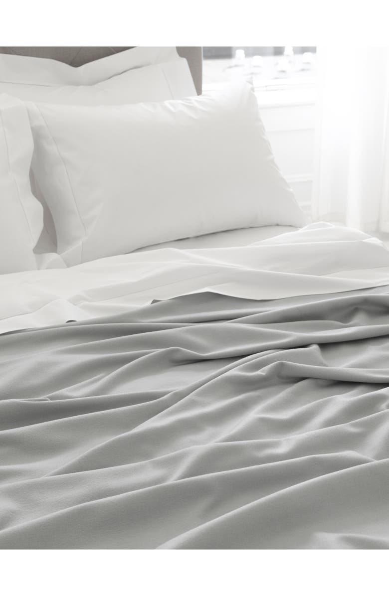 Matouk Dream Modal Blend Pillow Sham, Alternate, color, Silver