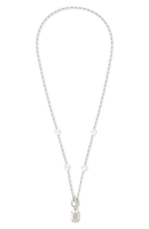 Shaye Cubic Zirconia Pendant Toggle Necklace