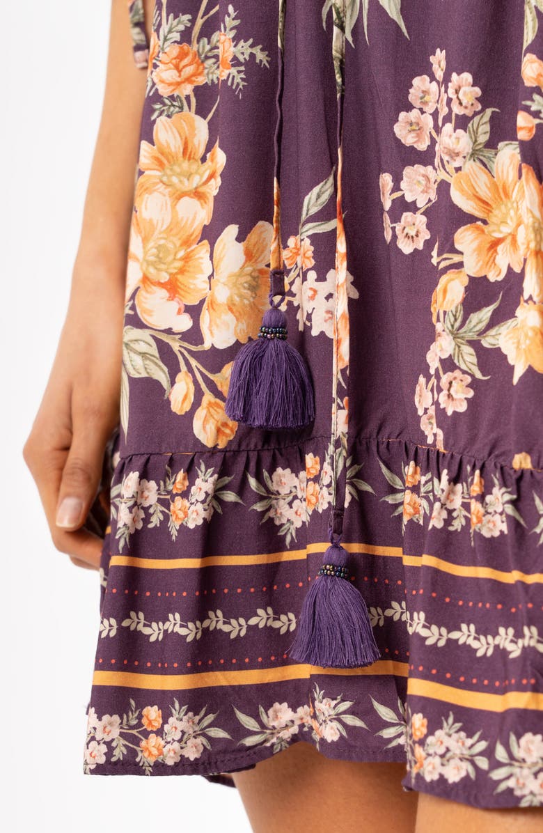 Maaji Divinity Vintage Flower Cover-Up Dress, Alternate, color, 