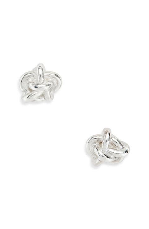 Flower Knot Stud Earrings