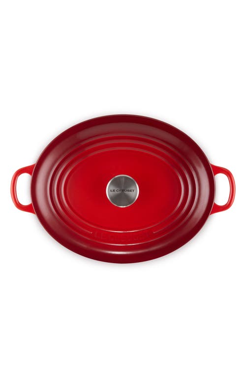 Le Creuset Traditional 4.5-quart Enamel Cast Iron Oval Dutch Oven In Red