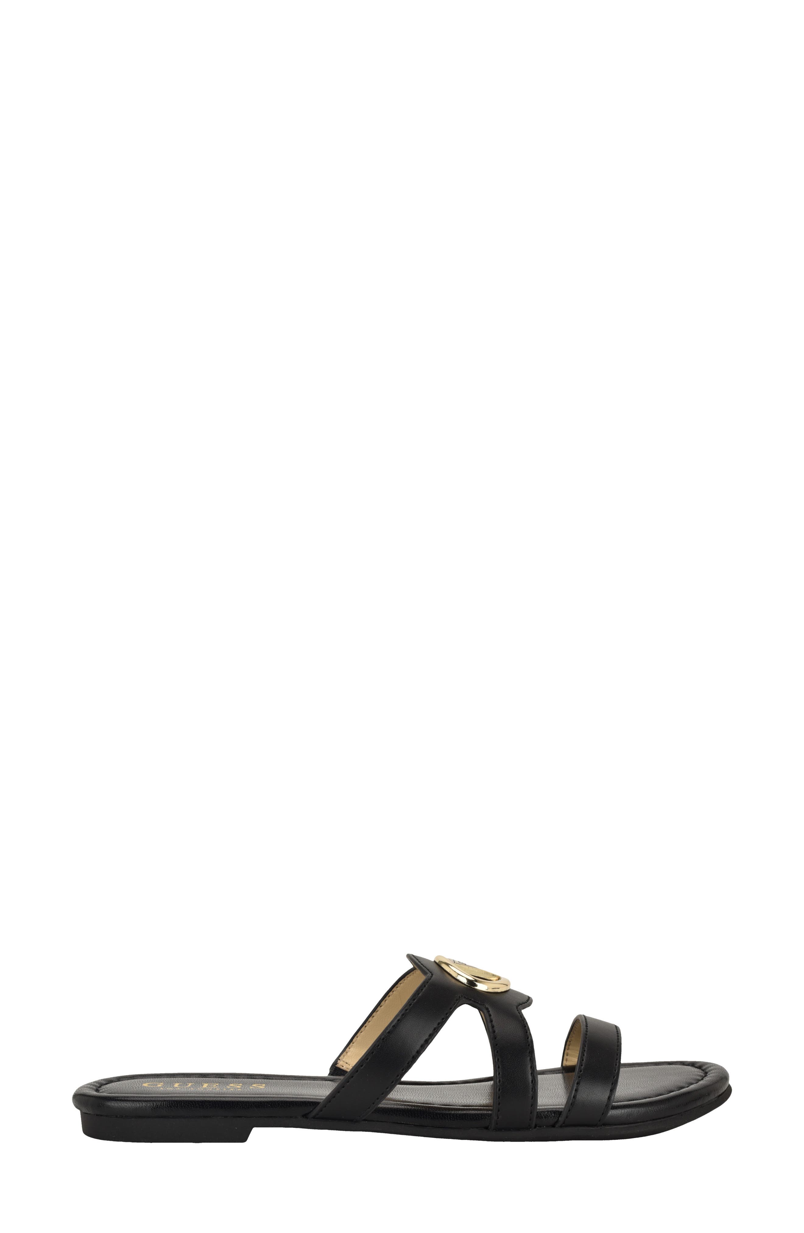 Layora Slide Sandal, Alternate, color, BLACK