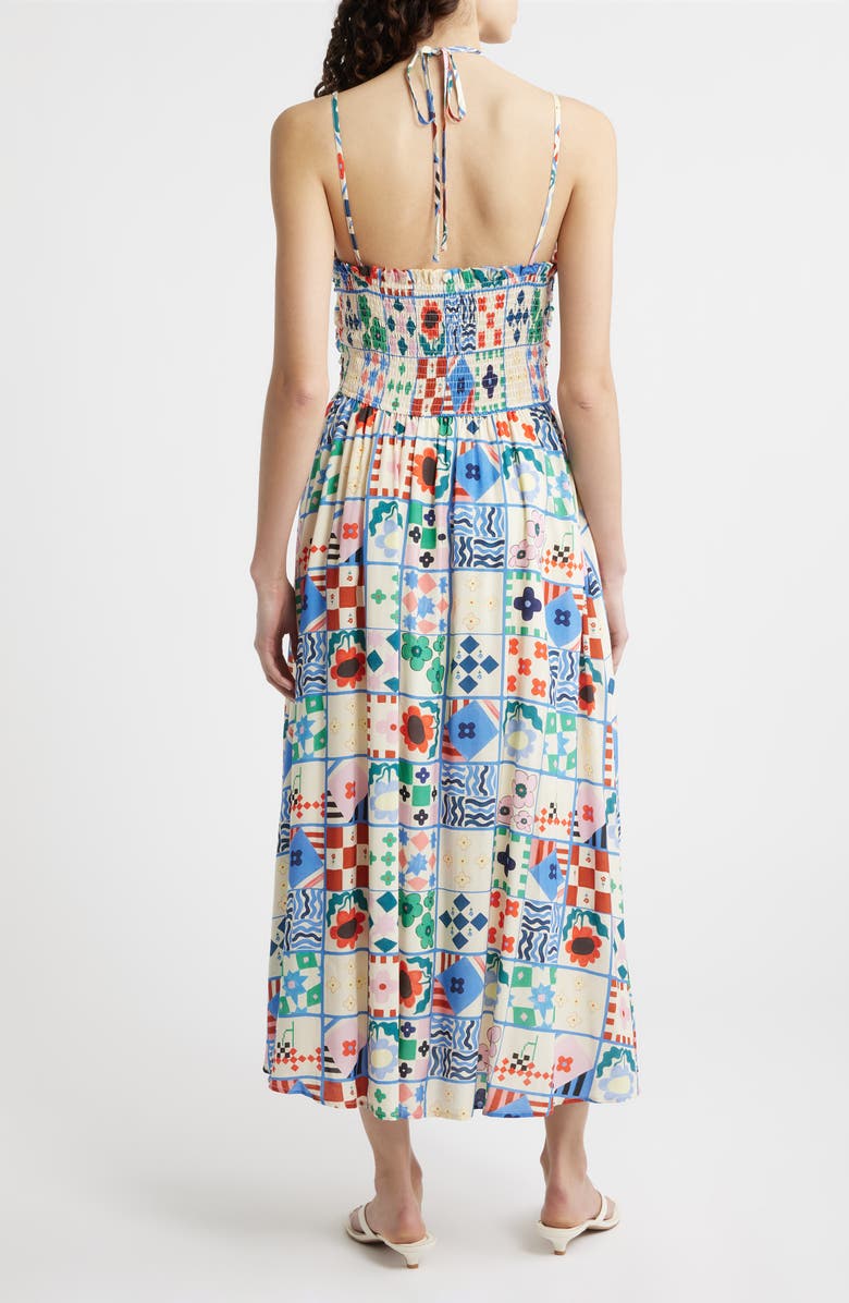 FRNCH Hippuris Print Sleeveless Maxi Dress, Alternate, color, Mix And Match