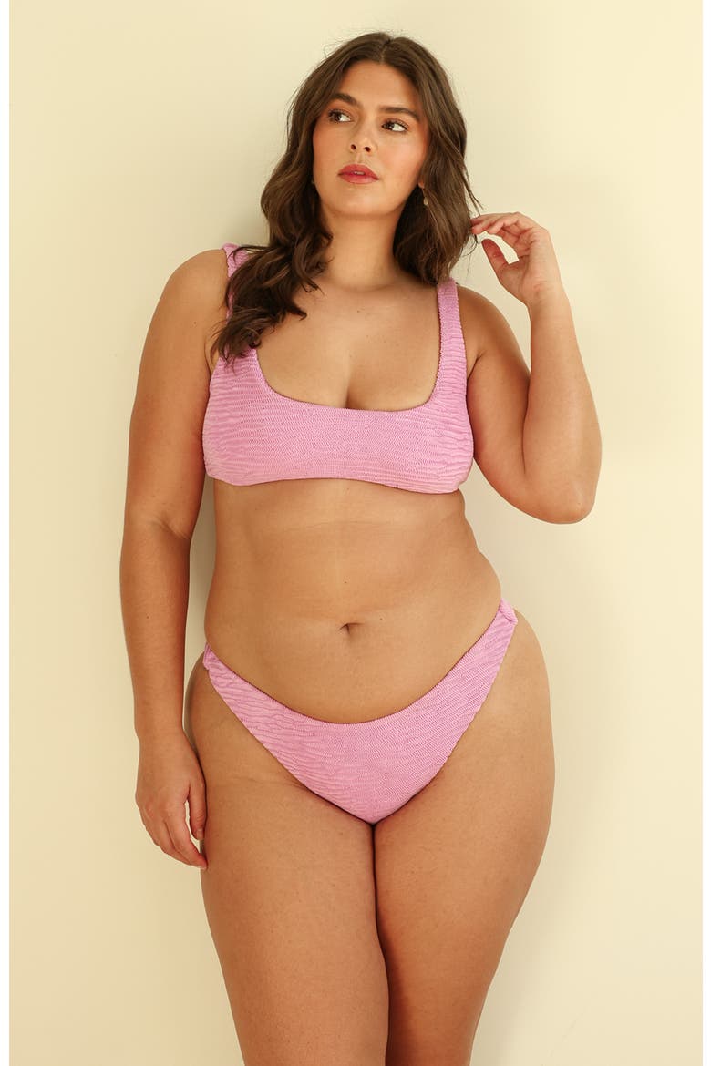 Seaport Thong Bikini Bottom, Alternate, color, Bloom