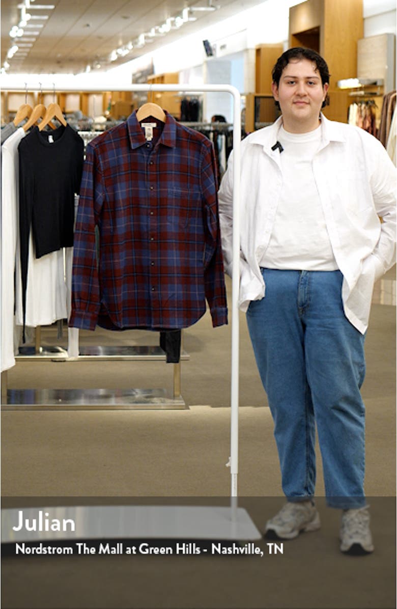 The Ripper Plaid Flannel Button-Up Shirt, sales video thumbnail