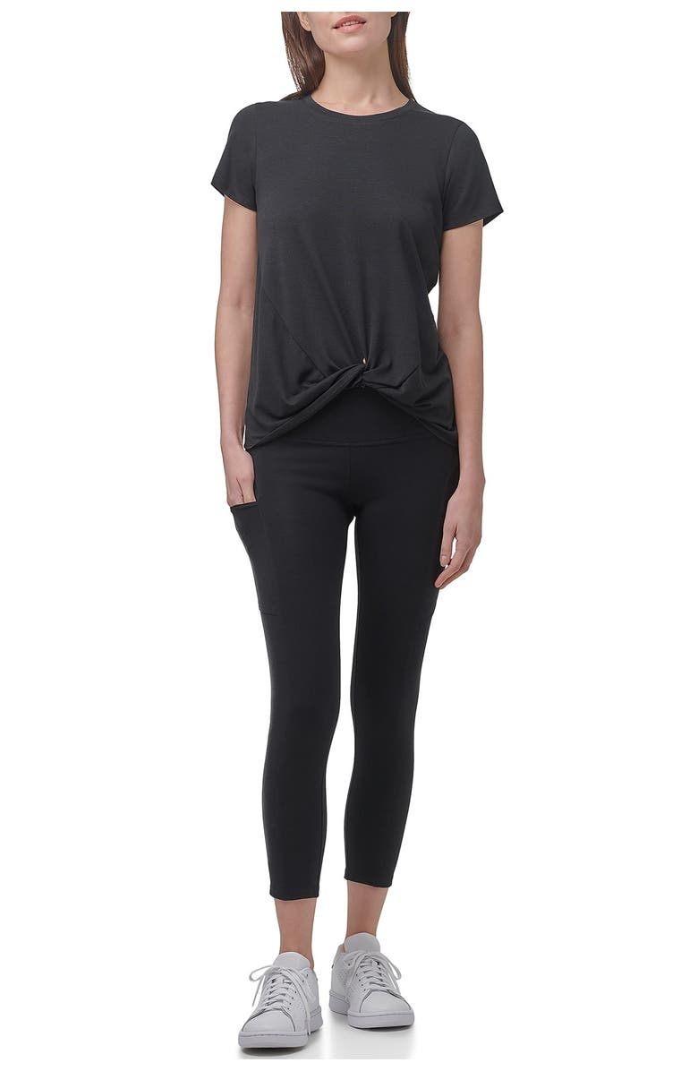 Marc New York Performance Short Sleeve Twist Front T-Shirt, Alternate, color, 