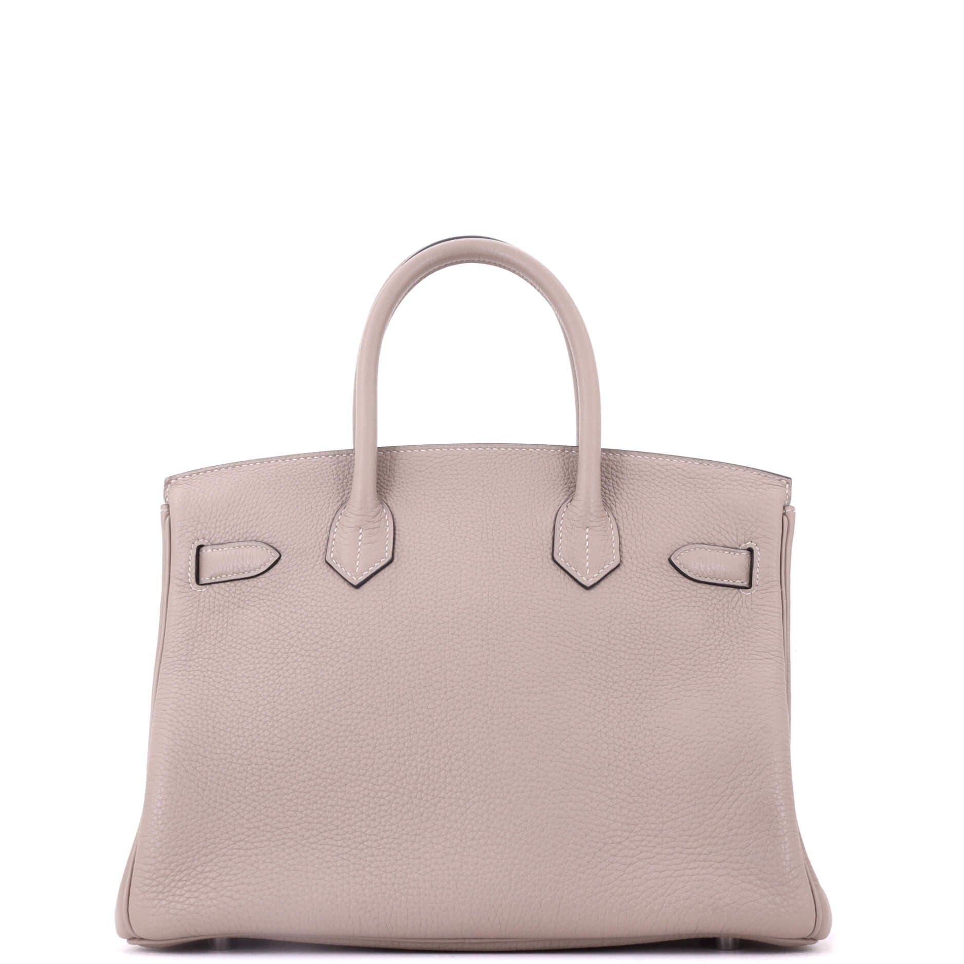 Birkin Handbag Grey Togo with Palladium Hardware 30, Alternate, color, Grey