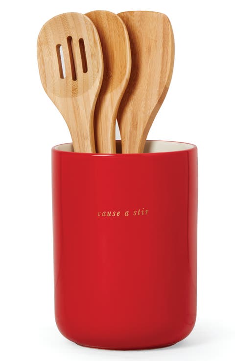 cause a stir utensils set & crock