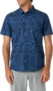 O'Neill Terrace Print Short Sleeve Button-Up Shirt