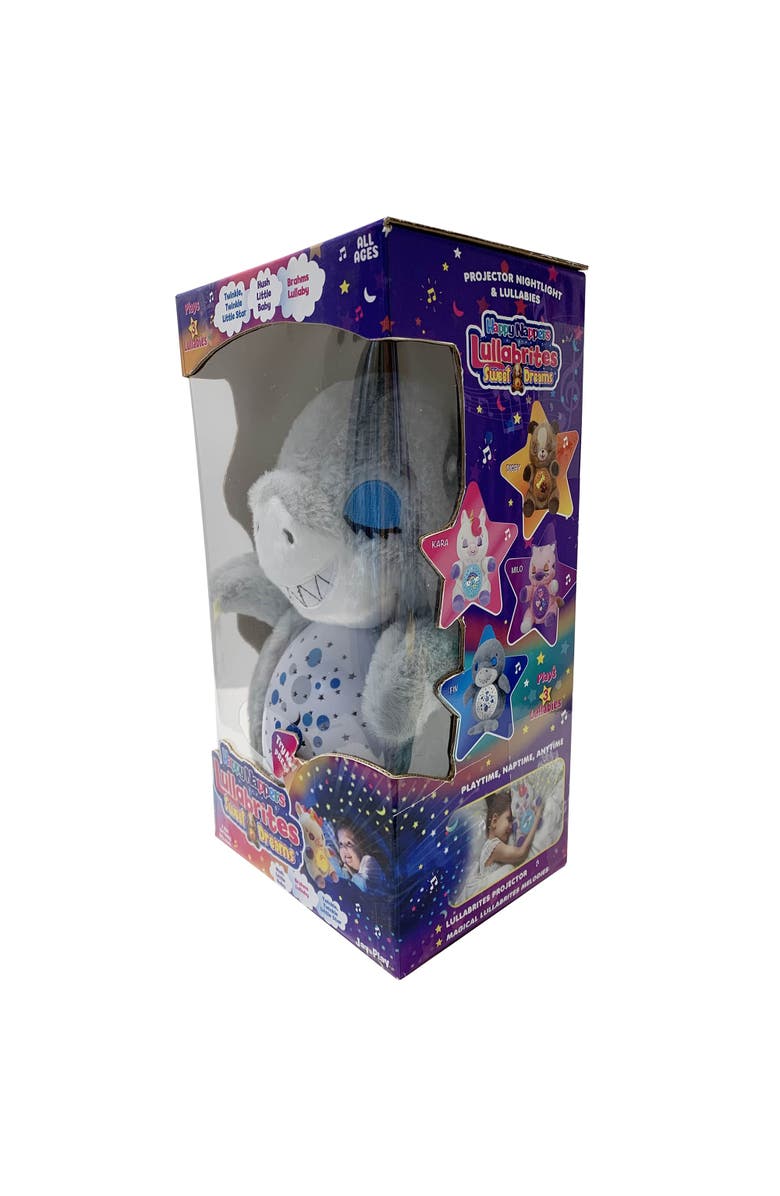 Happpy Nappers Lullabrites Sweet Dreams Shark Lights and Sounds Animal Plush, Alternate, color, Multicolored