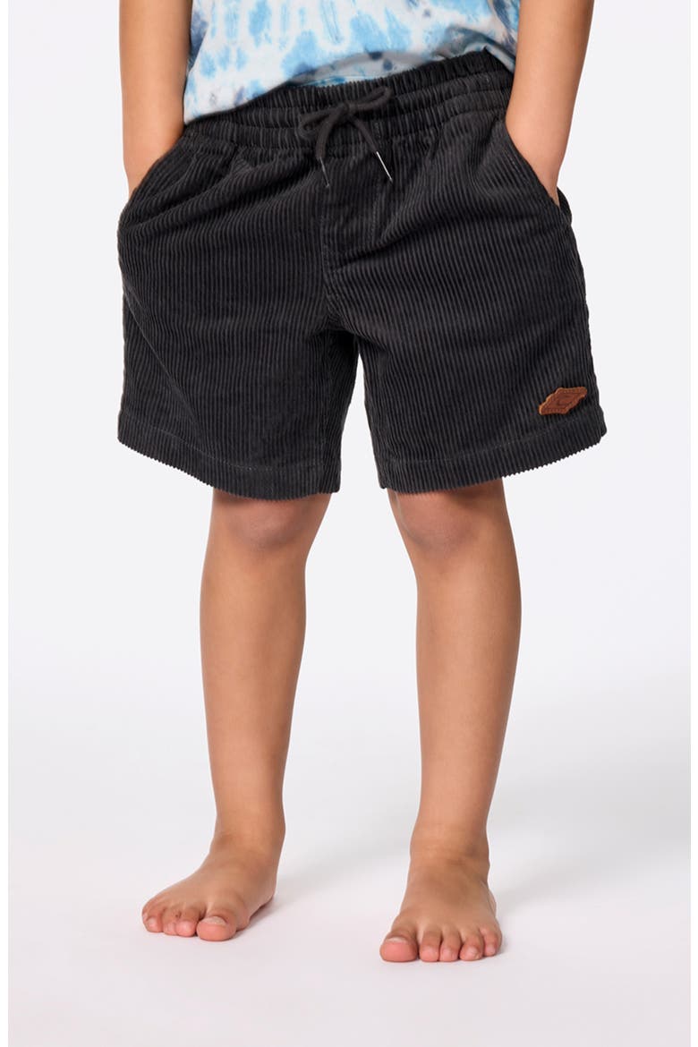 Kids' Surf Cord Volley Shorts, Alternate, color, WASHED BLACK