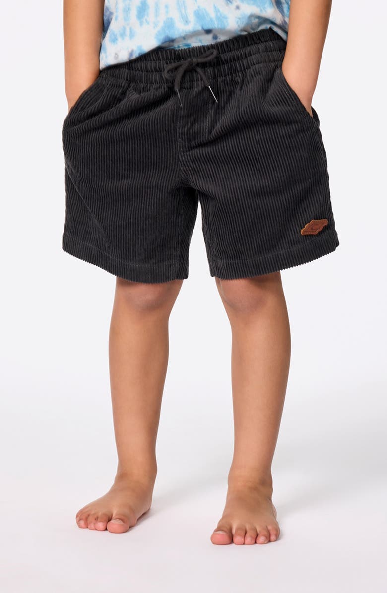 Rip Curl Kids' Surf Cord Volley Shorts, Alternate, color, Washed Black